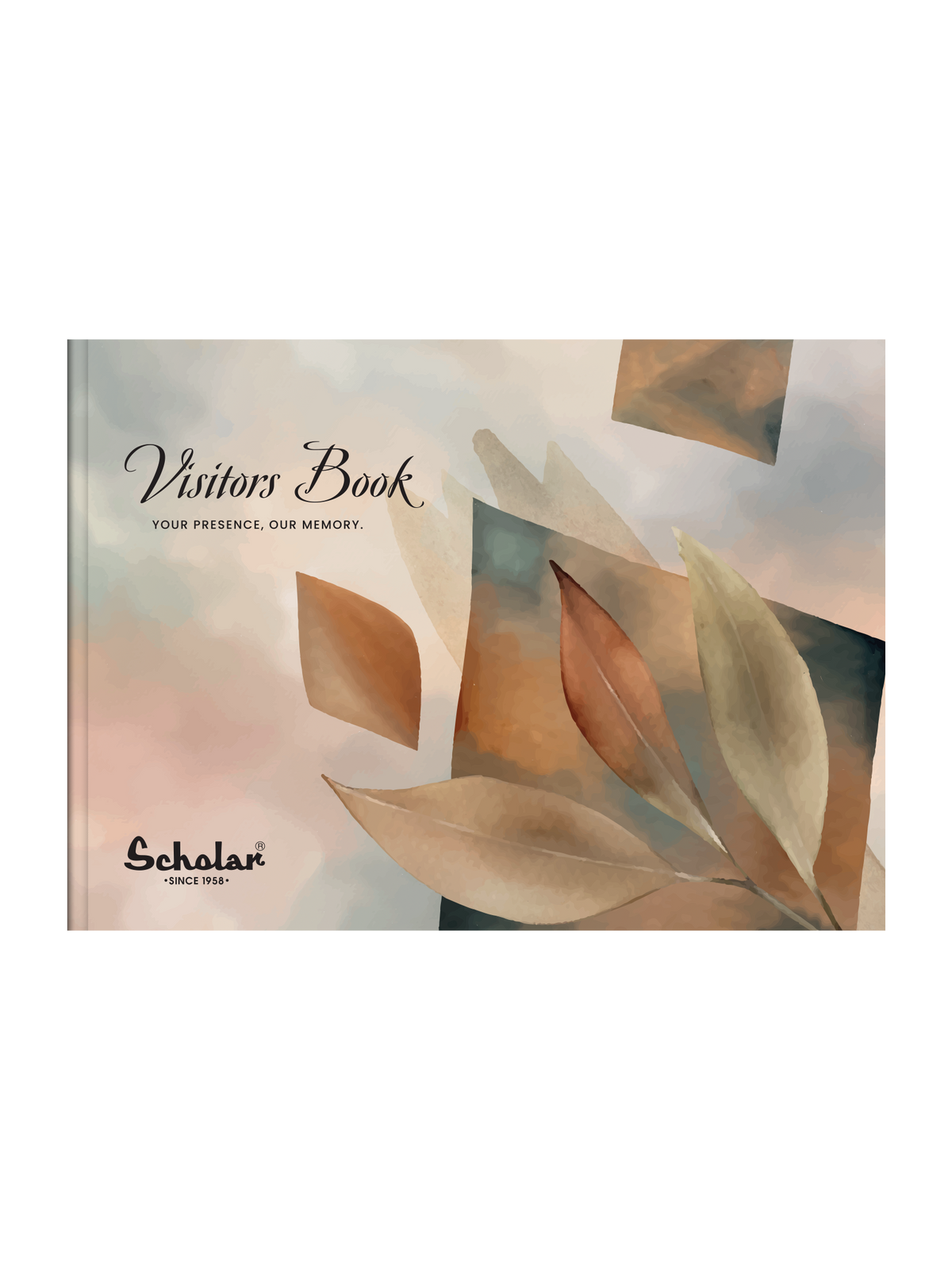 Visitor's Book - Metallic (192 Pages) (VB6)