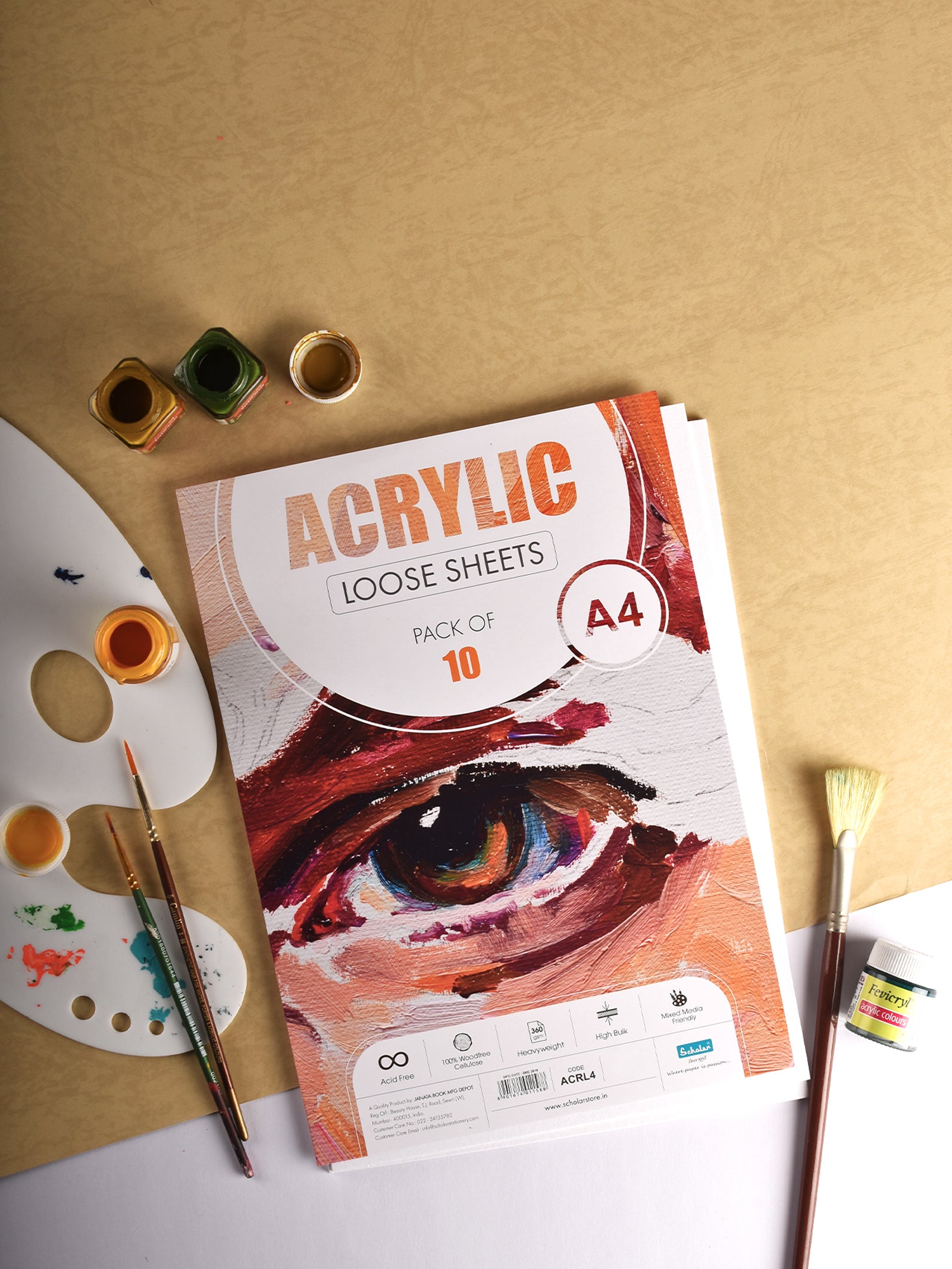 360 Gsm Acrylic Paper - Loose Sheets (ACRL)