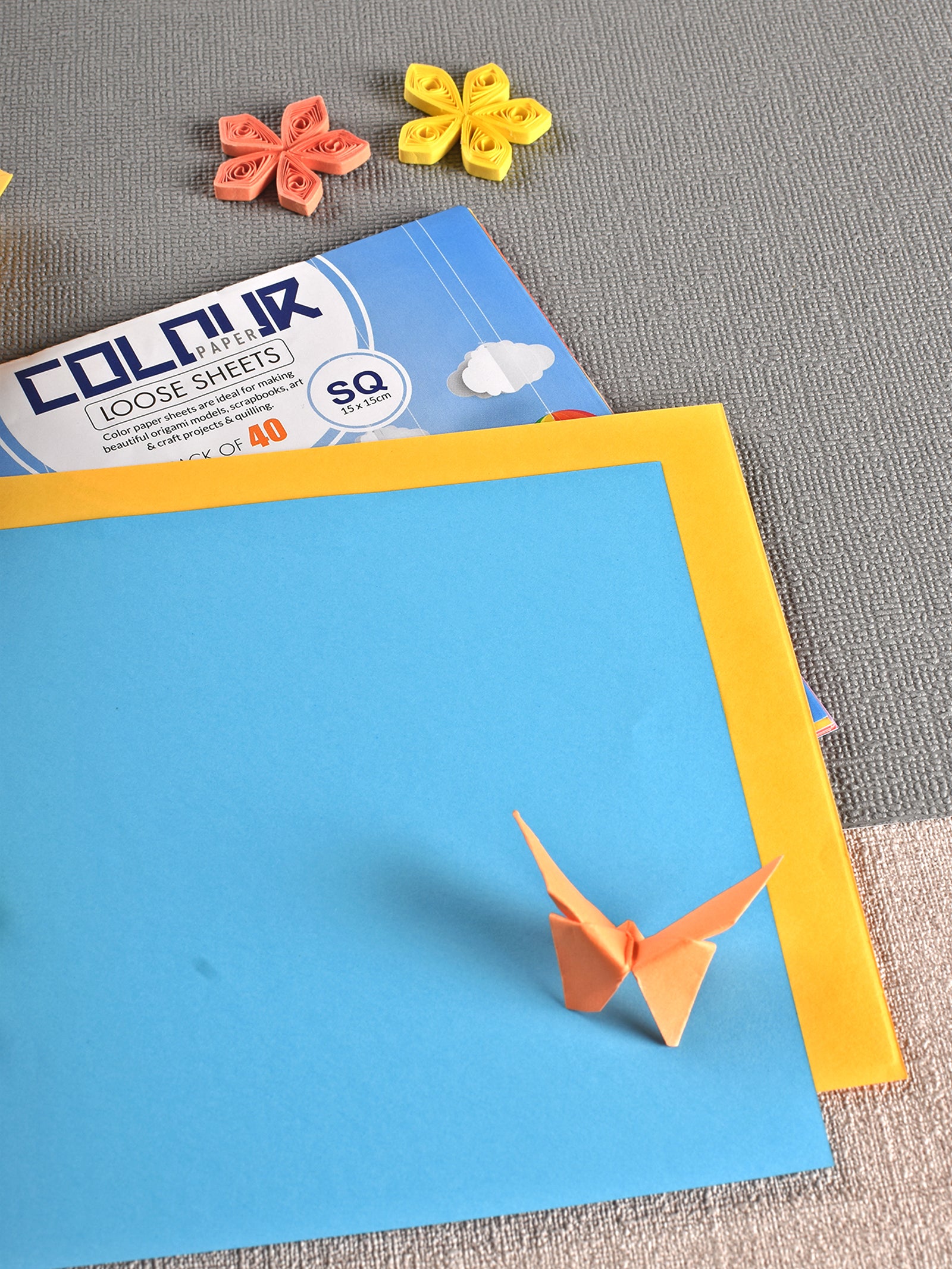 80 Gsm Colour Paper Loose Sheets - 10 Shades (CPL)