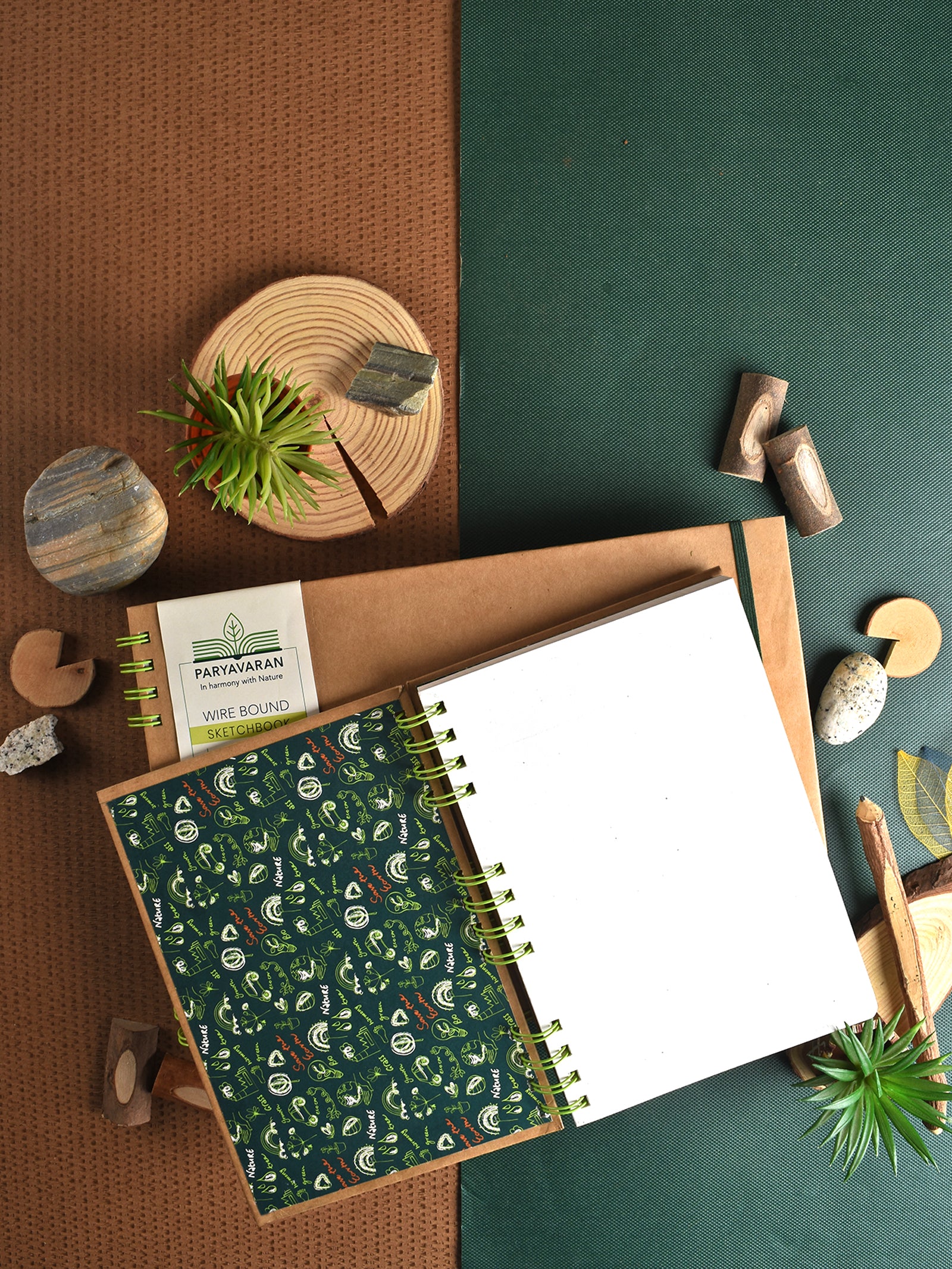 150 GSM Paryavaran Eco-Friendly Wire Bound Sketch Book (56 Sheets) (PSW)