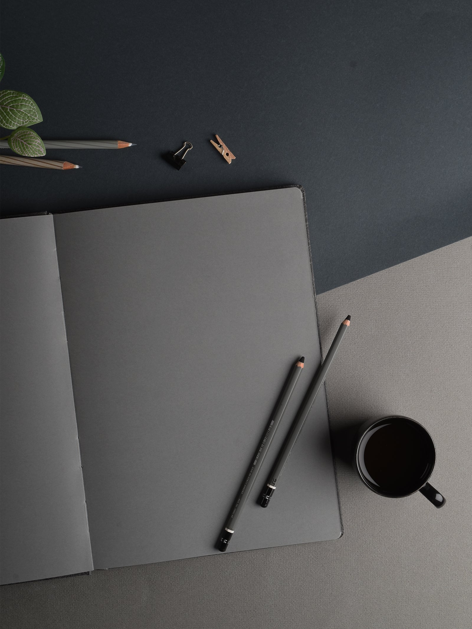 160 Gsm Gravel - Grey Paper Journal (48 Sheets) (GJ)