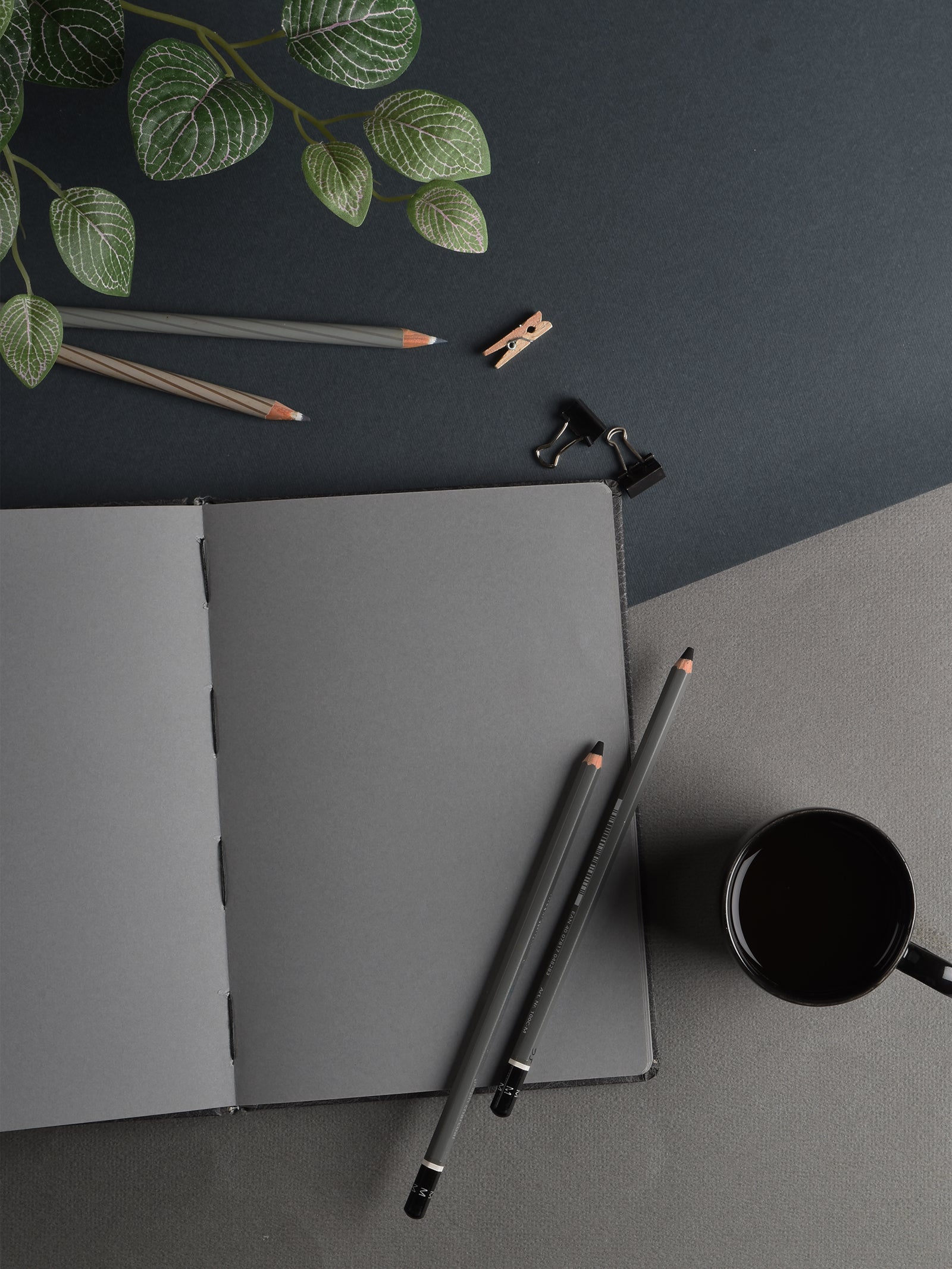 160 Gsm Gravel - Grey Paper Journal (48 Sheets) (GJ)