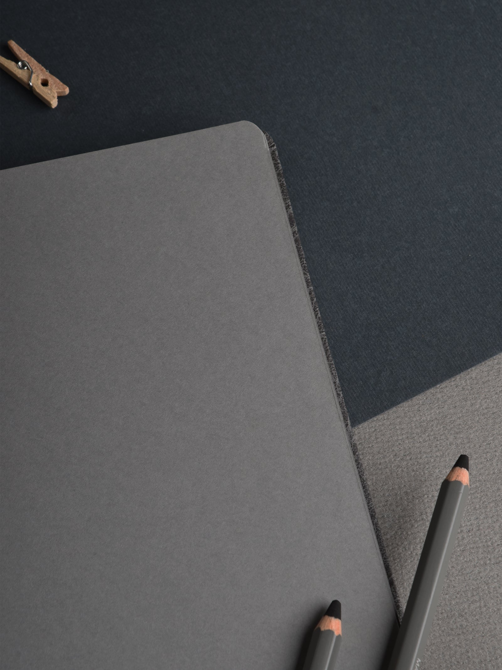 160 Gsm Gravel - Grey Paper Journal (48 Sheets) (GJ)