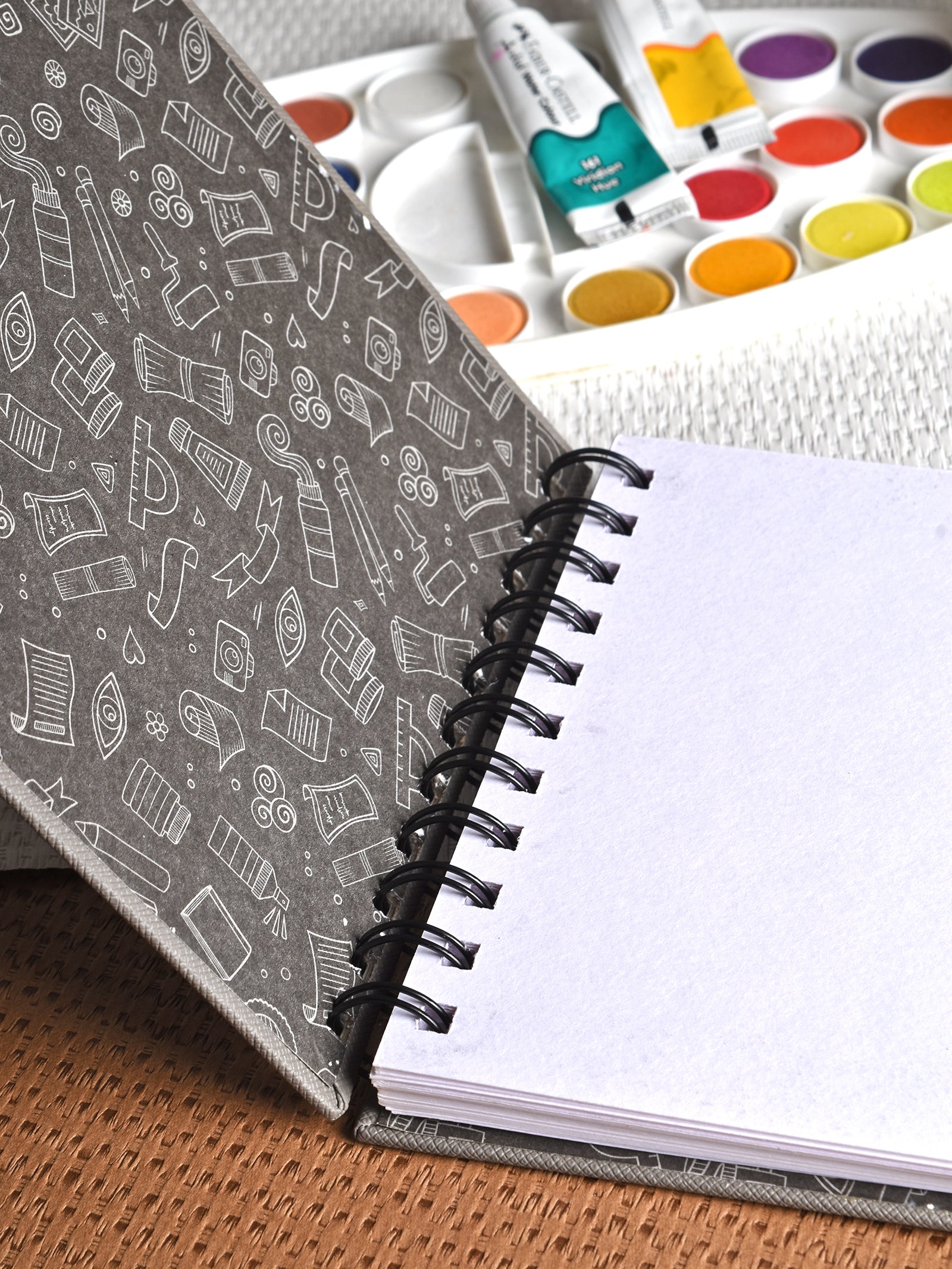 250 Gsm Mixed Media Paper Journal - Cold Pressed (24 Sheets) (MMJ)