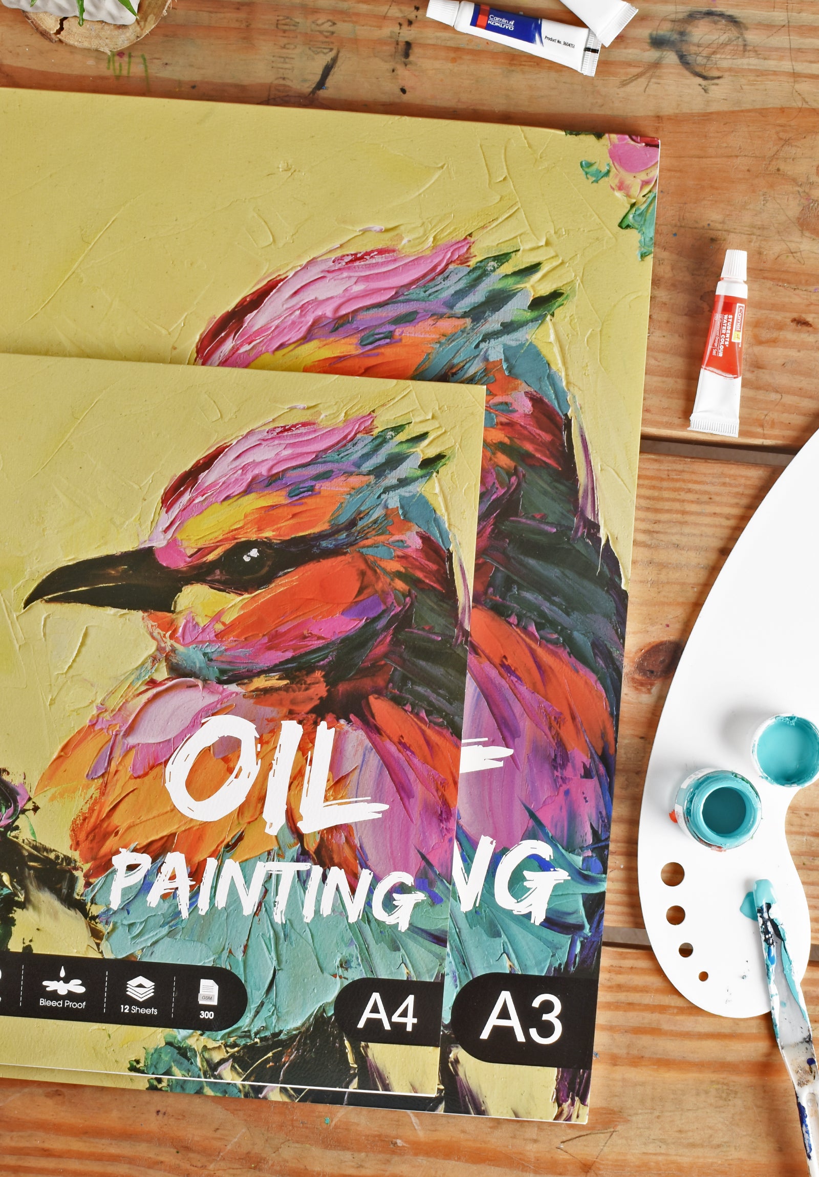 300 Gsm Oil Painting Paper Pad (12 Sheets) (OP)