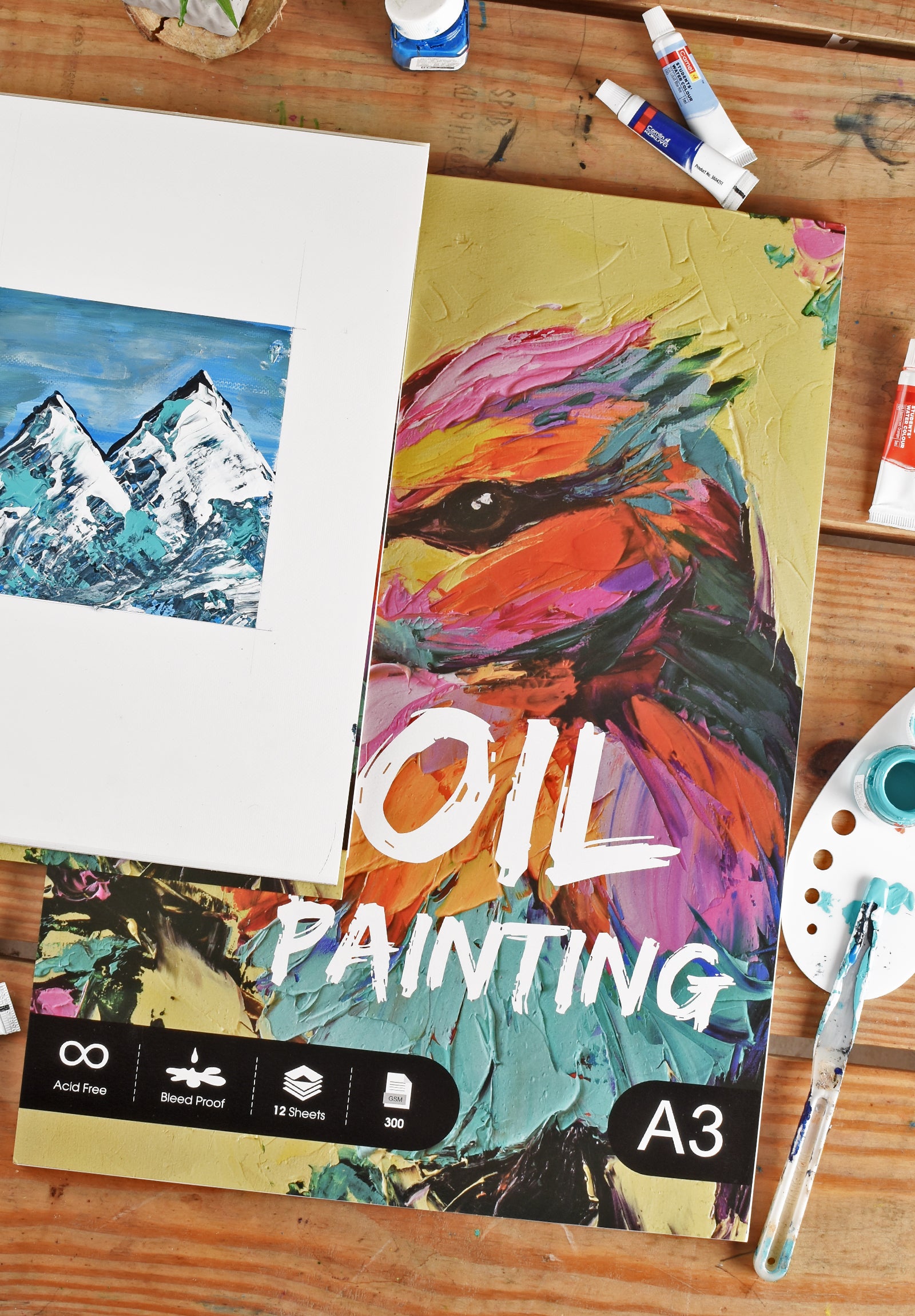 300 Gsm Oil Painting Paper Pad (12 Sheets) (OP)
