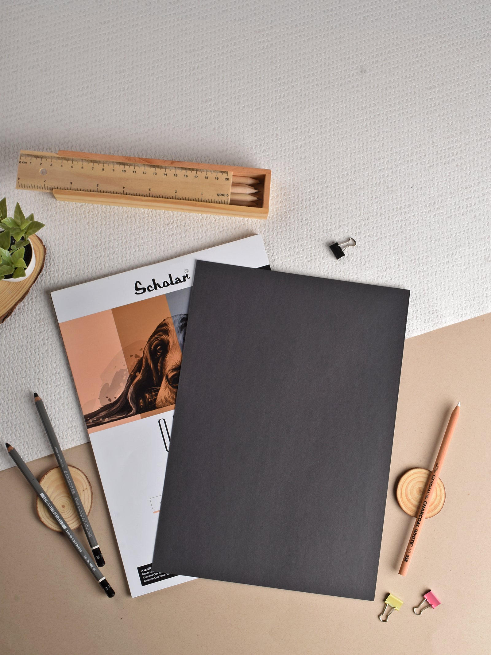 Quatro Loose Sheets (4 in 1 Toned Sheets with Kraft, Black, Beige & Grey Paper) (QTL)
