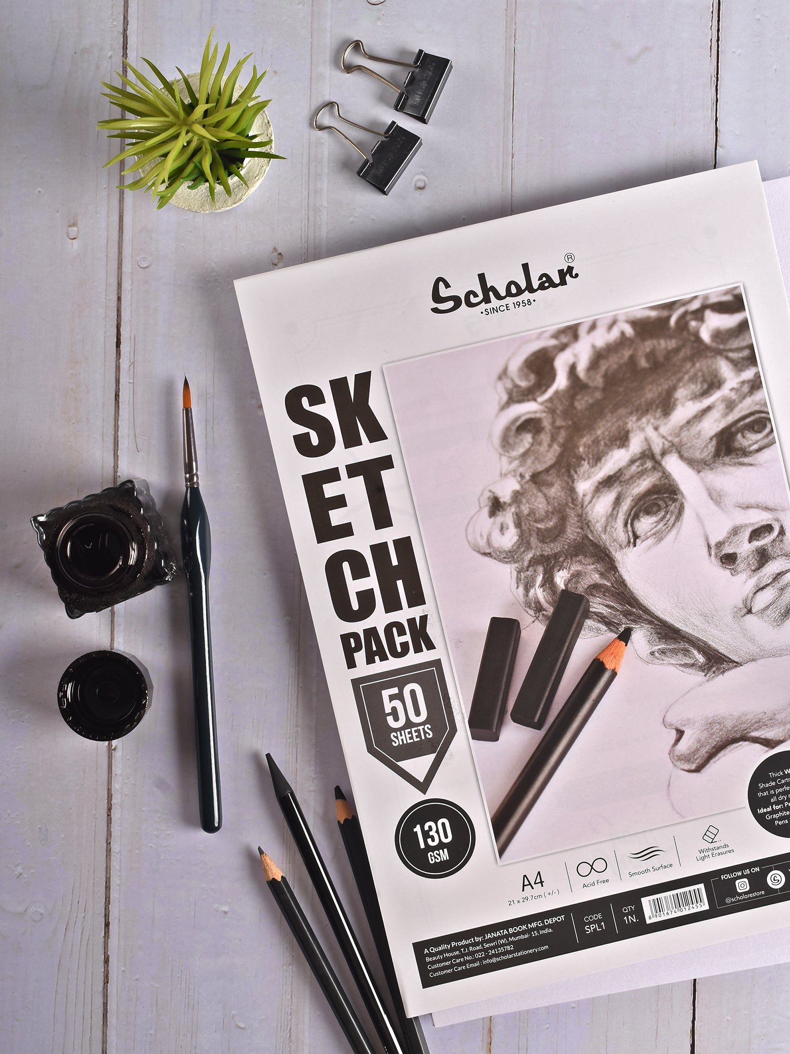 130 Gsm White Cartridge Paper - Loose Sheets (SPL)