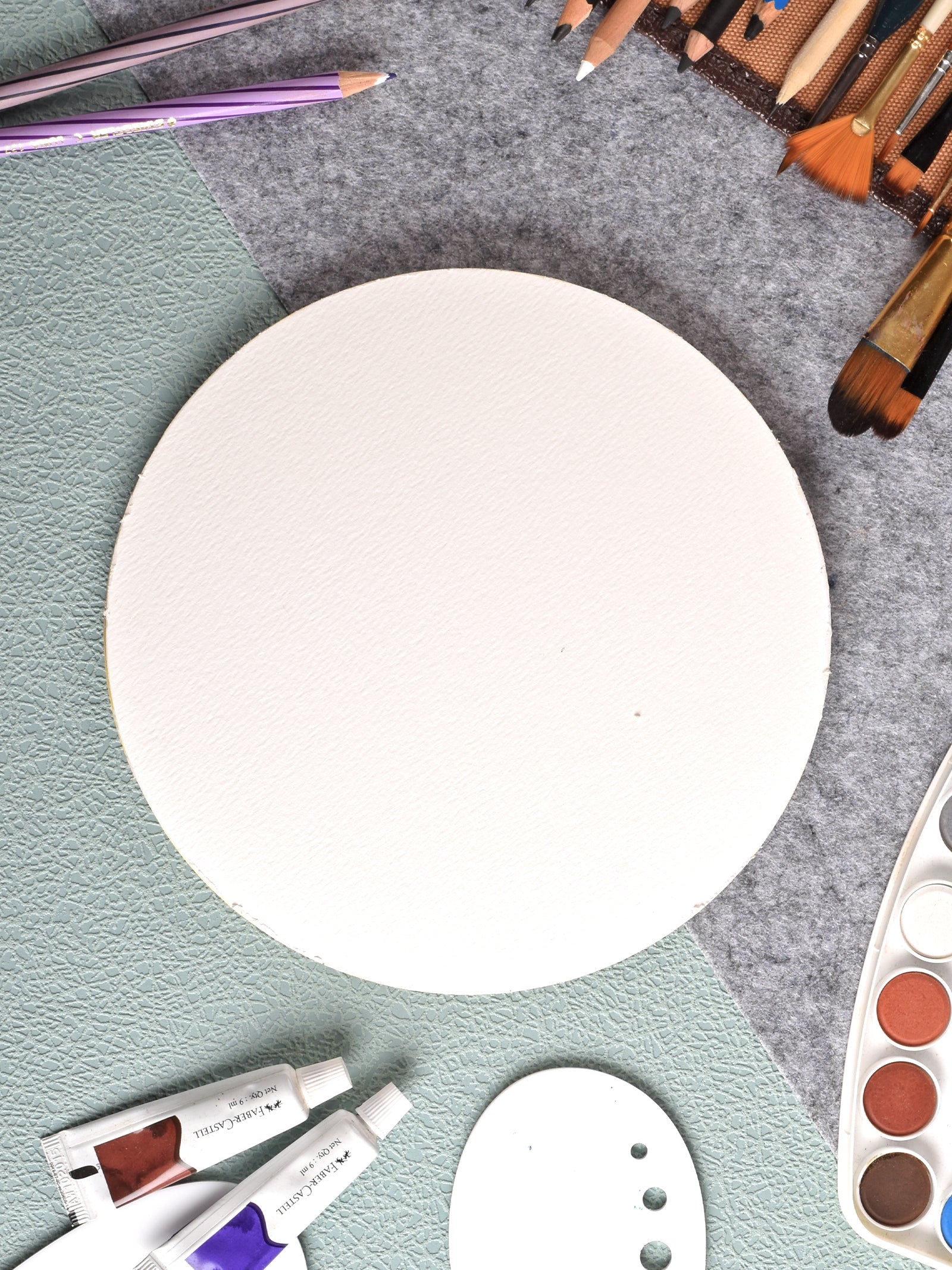 300 Gsm Watercolour Paper Round Pad (Cold Pressed) (20 Sheets) (RWC8)