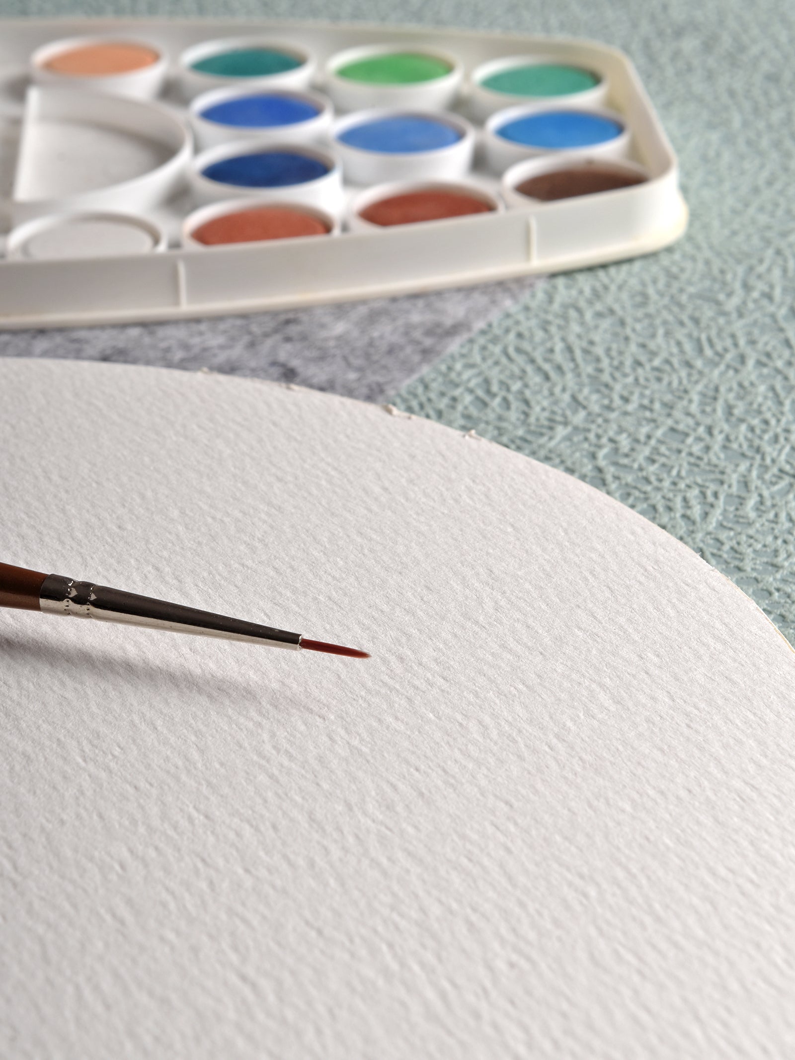 300 Gsm Watercolour Paper Round Pad (Cold Pressed) (20 Sheets) (RWC8)