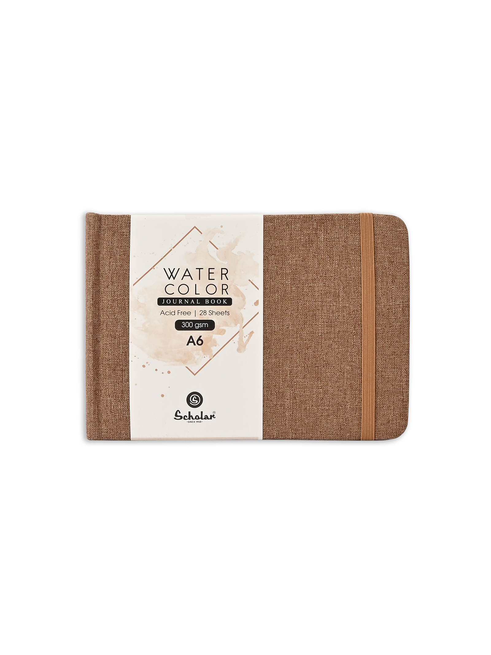 300 Gsm Watercolour Sketchbook (28 Sheets) - Khakhi
