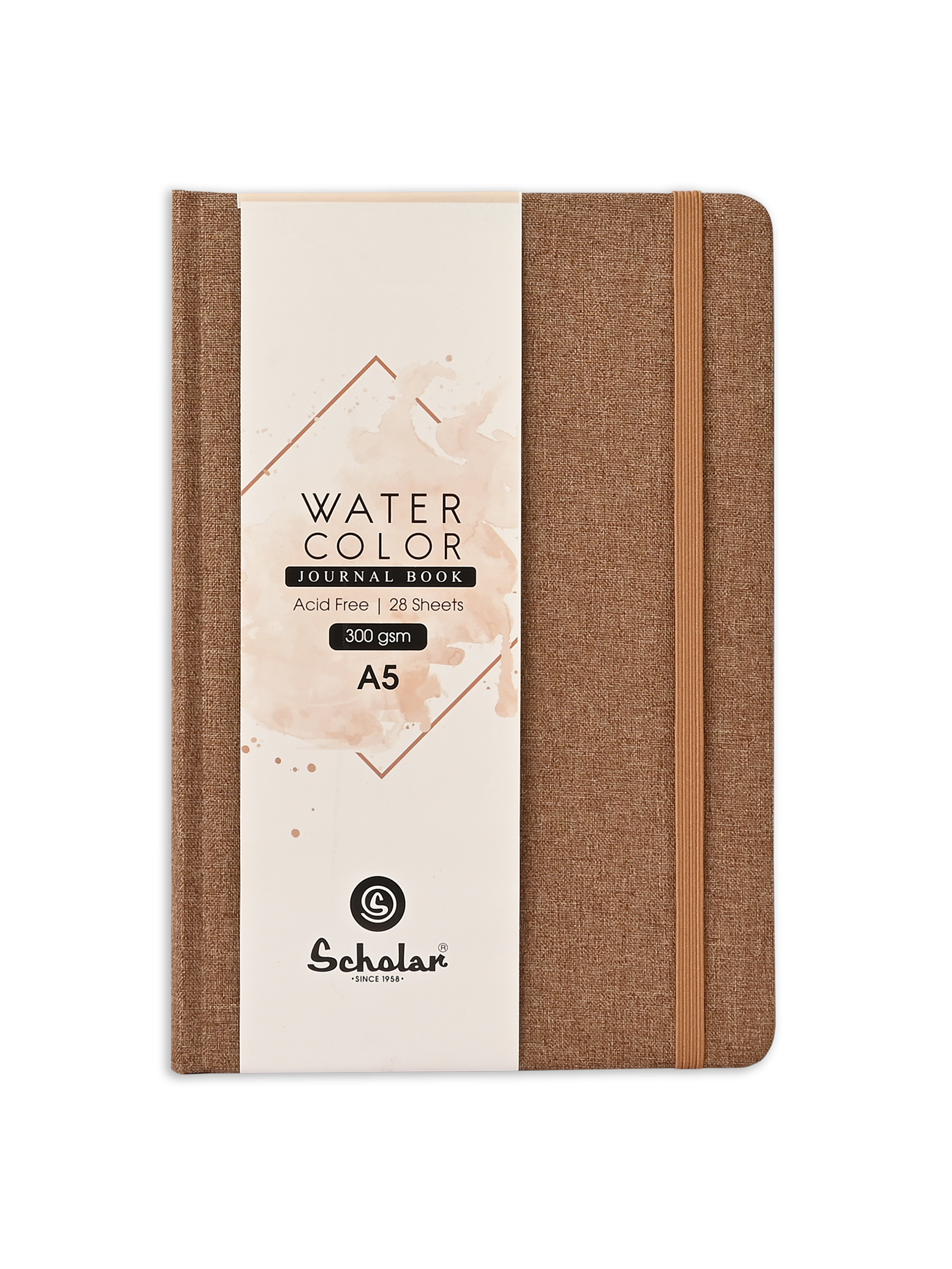 300 Gsm Watercolour Sketchbook (28 Sheets) - Khakhi