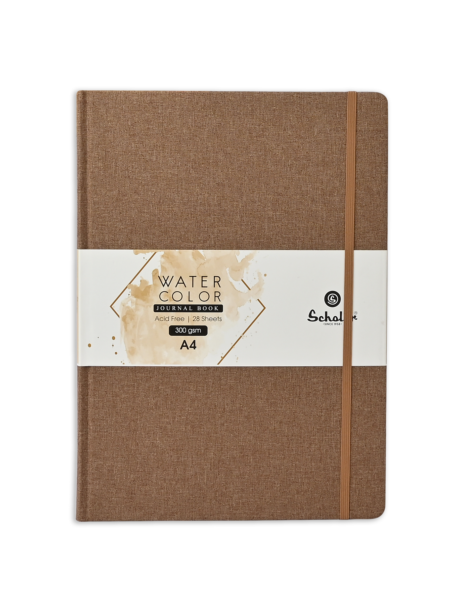 300 Gsm Watercolour Sketchbook (28 Sheets) - Khakhi