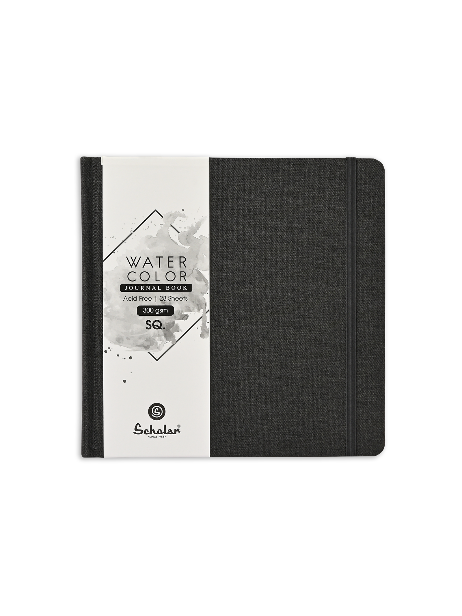 300 Gsm Watercolour Sketchbook (28 Sheets) - Black