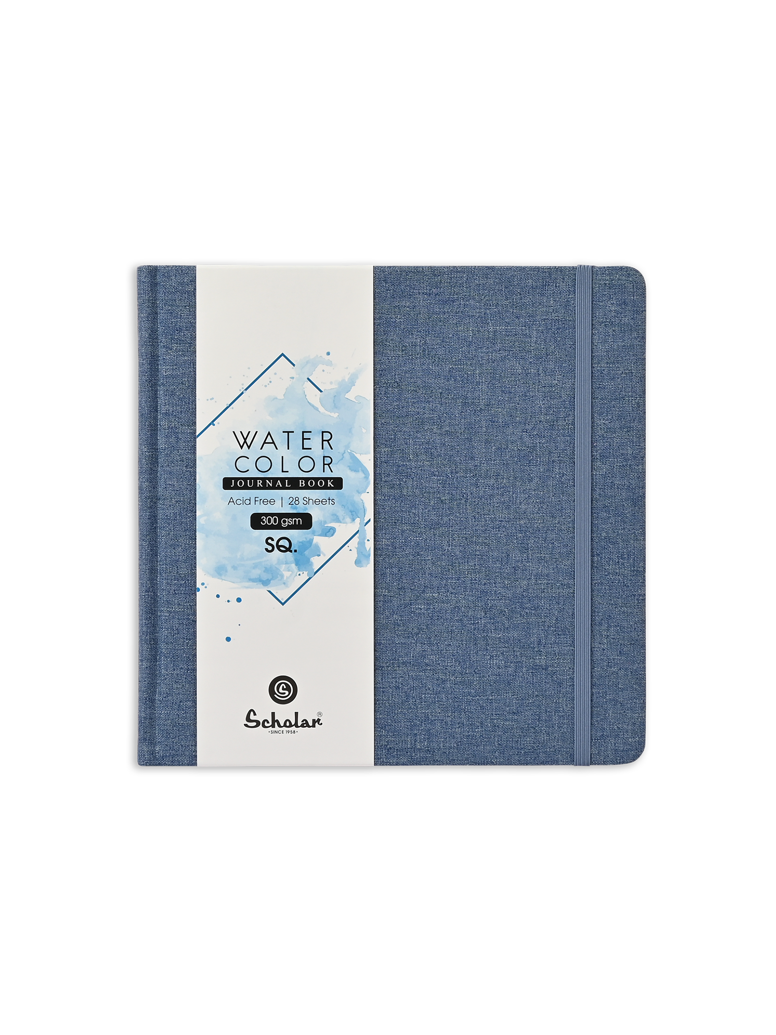 300 Gsm Watercolour Sketchbook (28 Sheets) - Blue