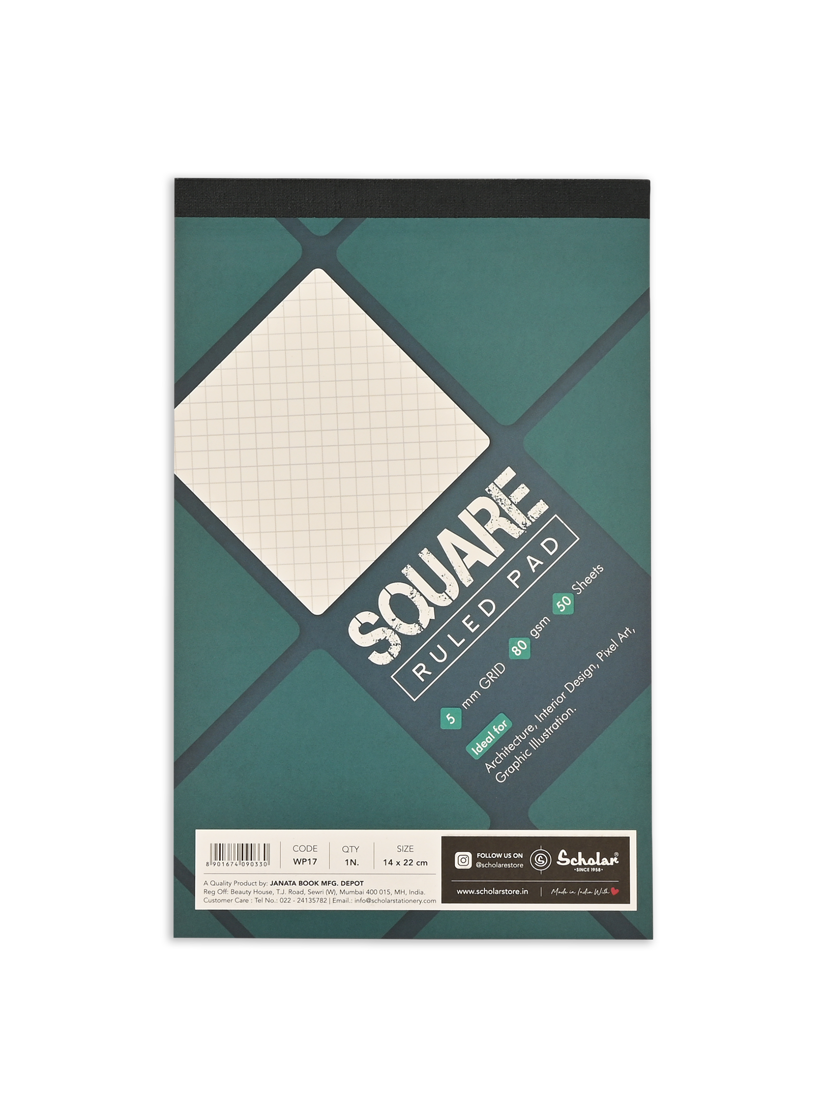80 Gsm Square Pad (50 Sheets) (WP)