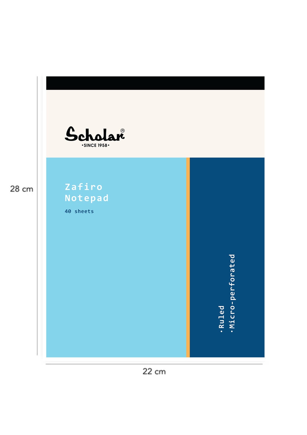 Zafiro Writing Pad (40 Leaves) (ZWP)