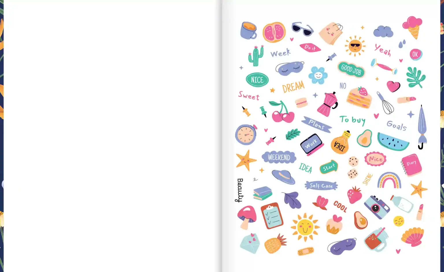 Scholar Luna Undated Planner - Teal