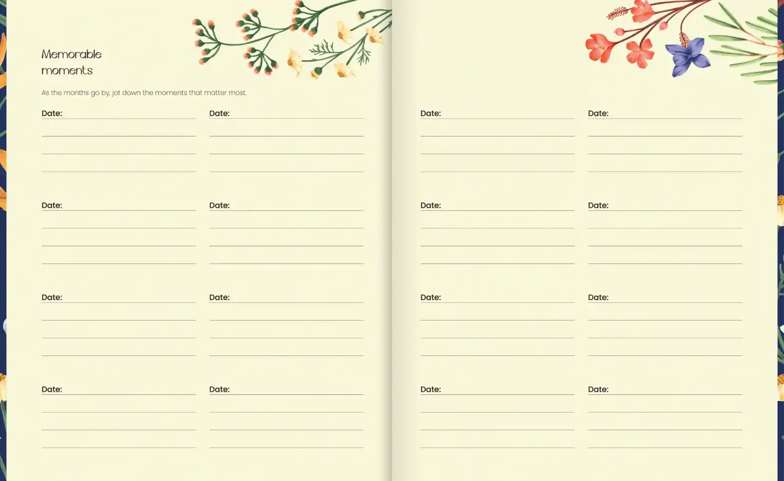 Scholar Luna Undated Planner - Teal