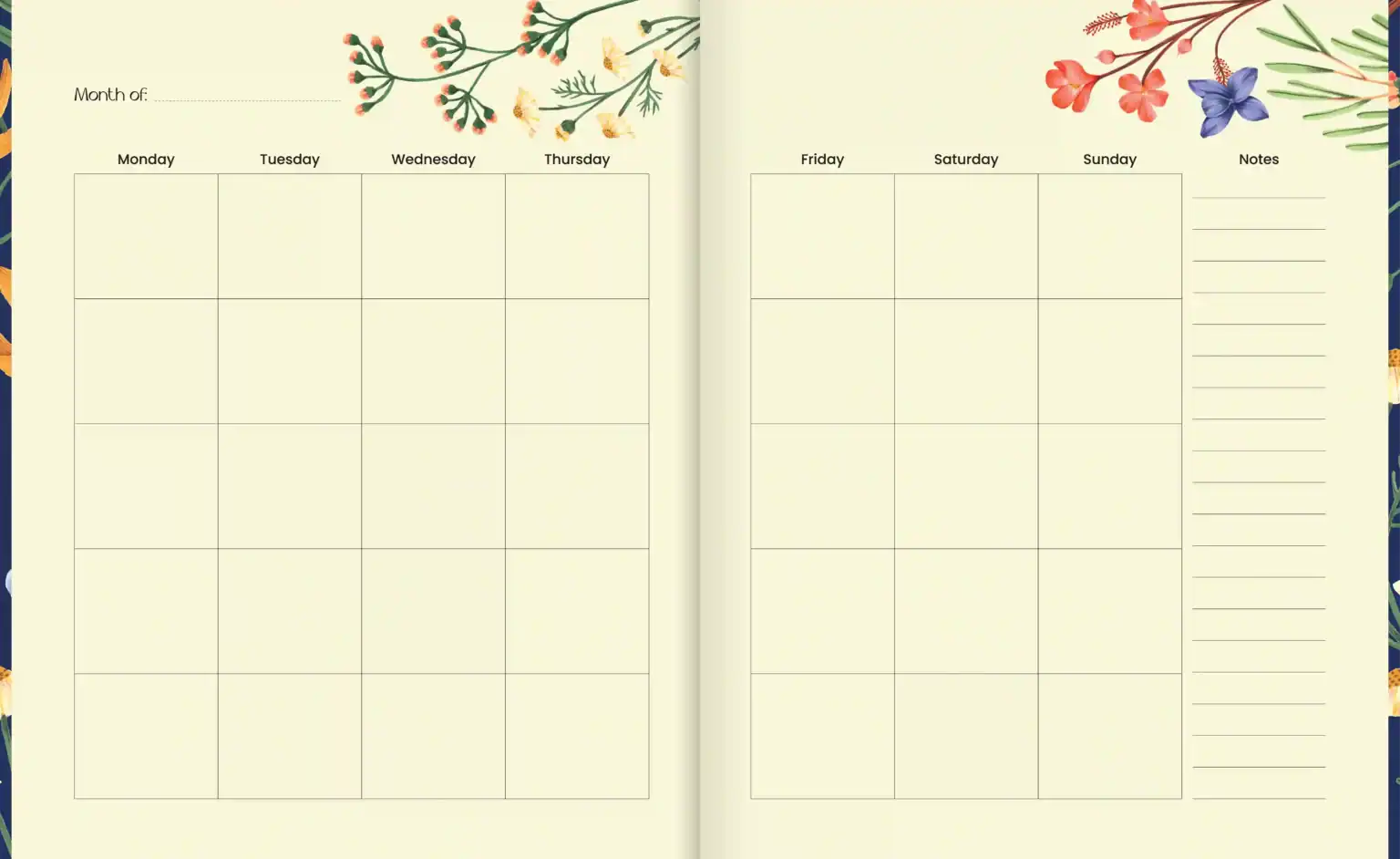 Scholar Luna Undated Planner - Teal