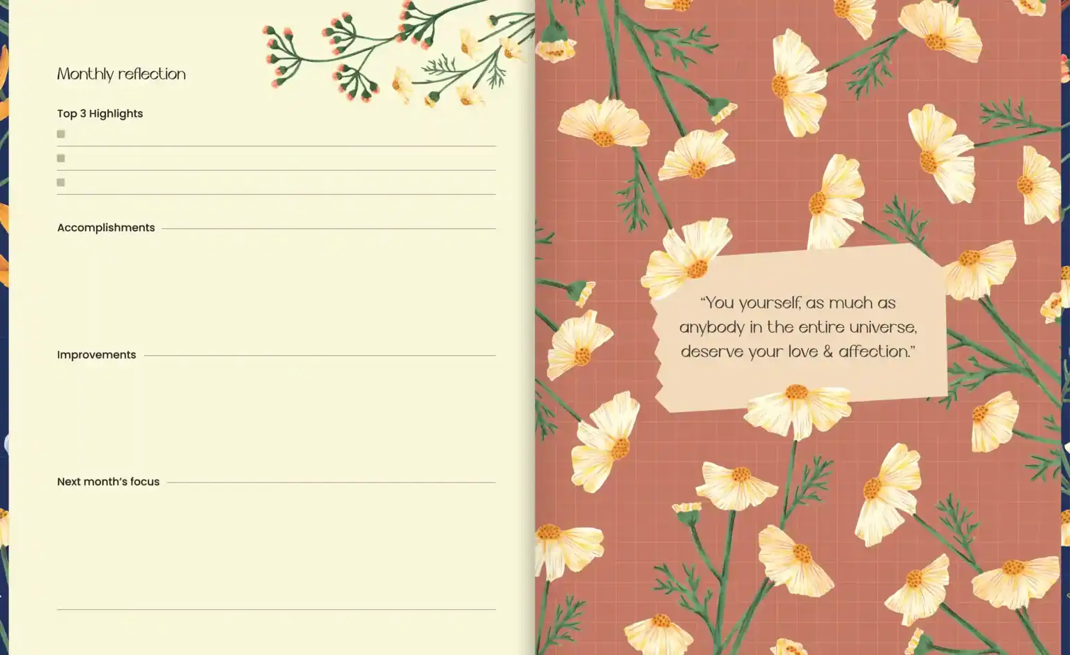 Scholar Luna Undated Planner - Teal