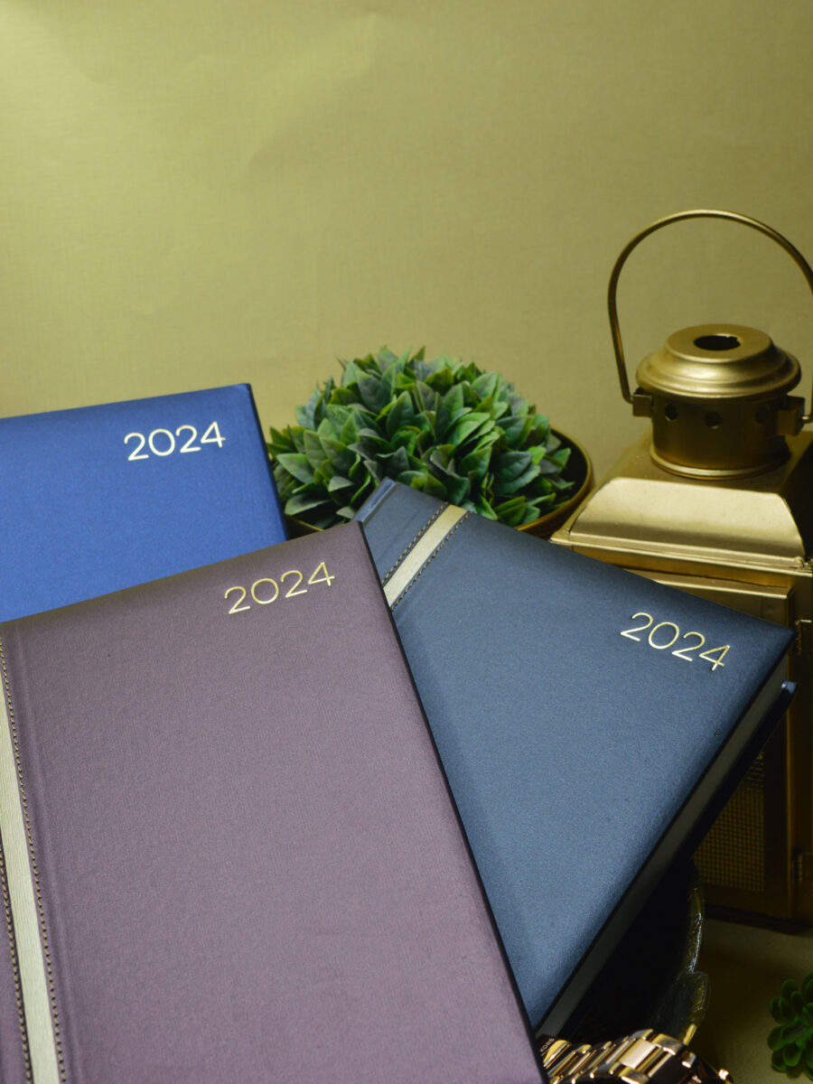 Scholar New Year Diary 2024 – Leatherite - Stationery Guy