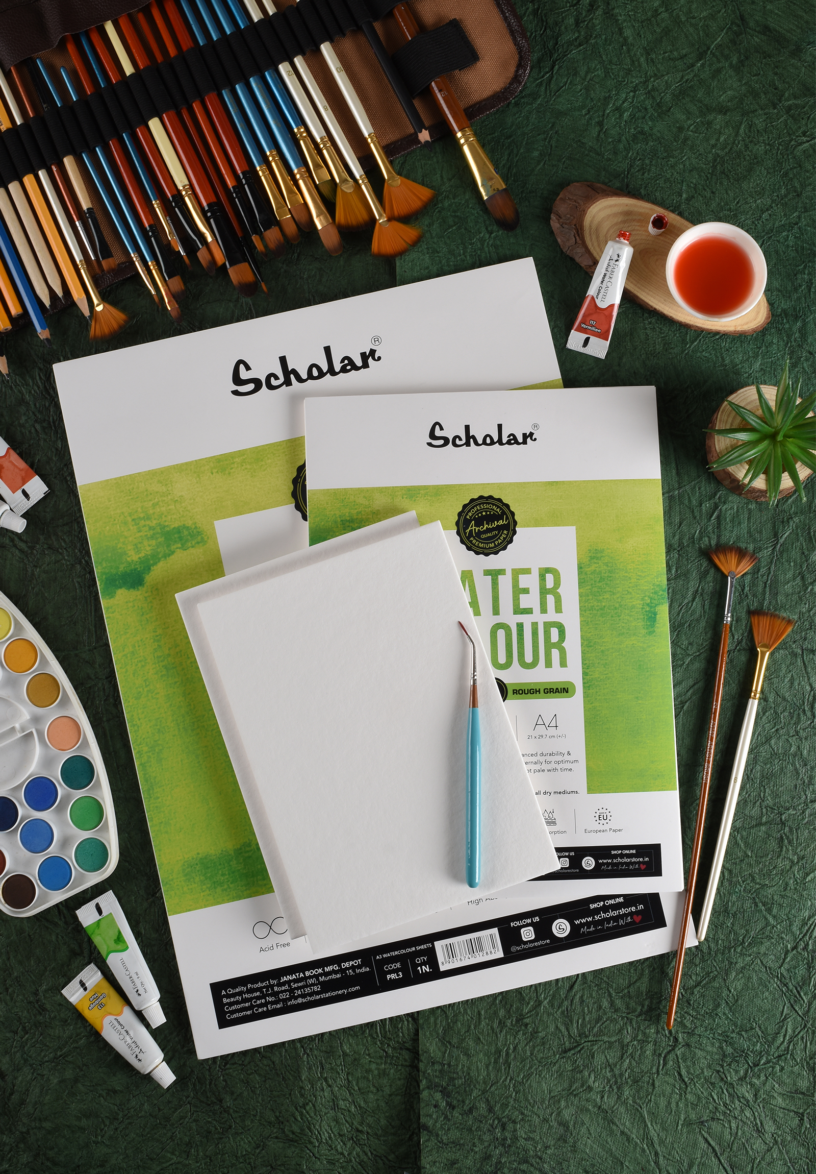 WB 100% COTTON WATERCOLOR LOOSE SHEETS17