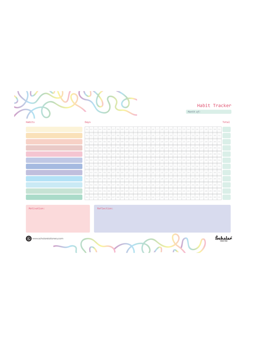 Monthly Habit Tracker