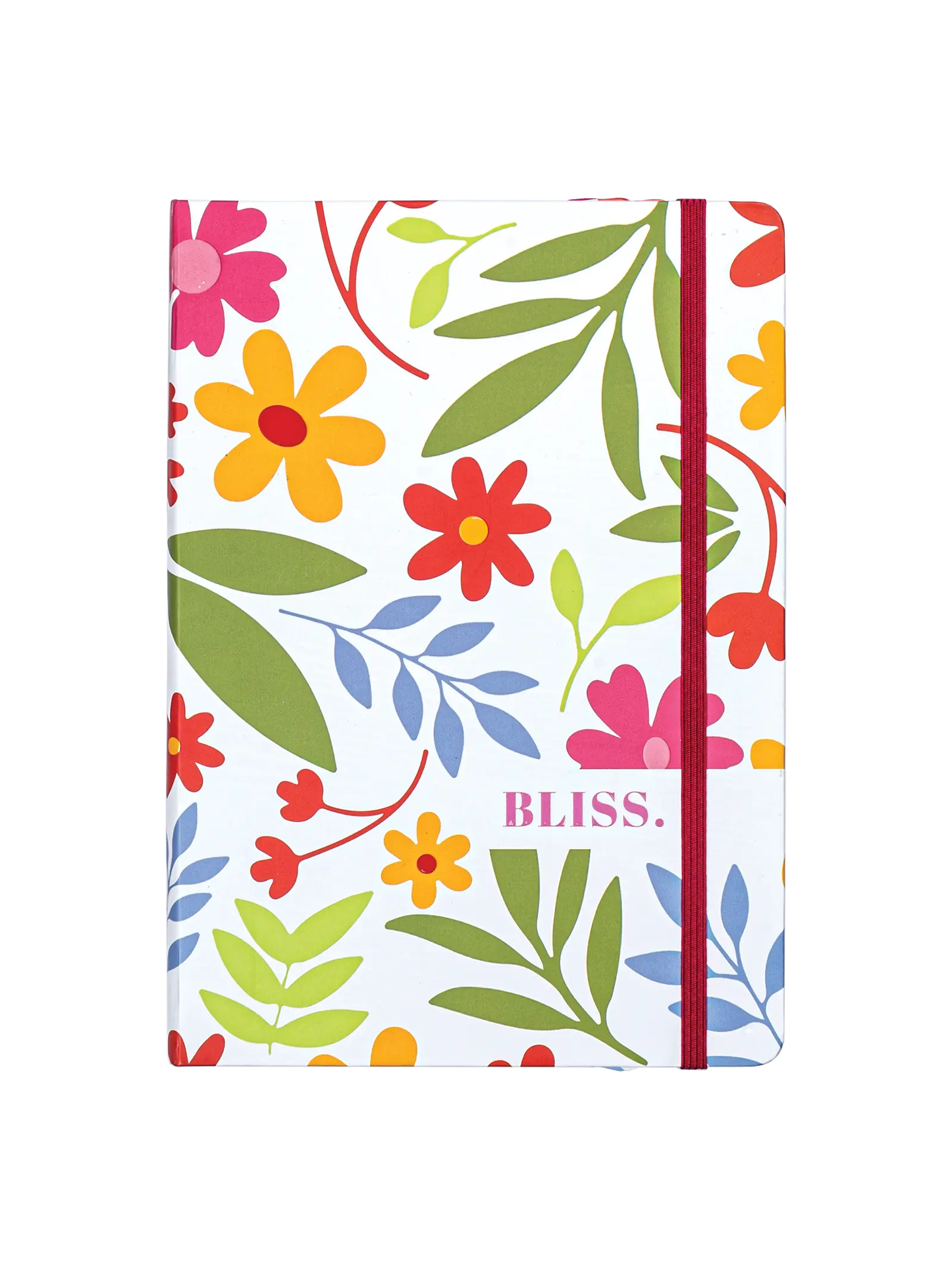 Artzy Ruled Notebook with floral bliss cover