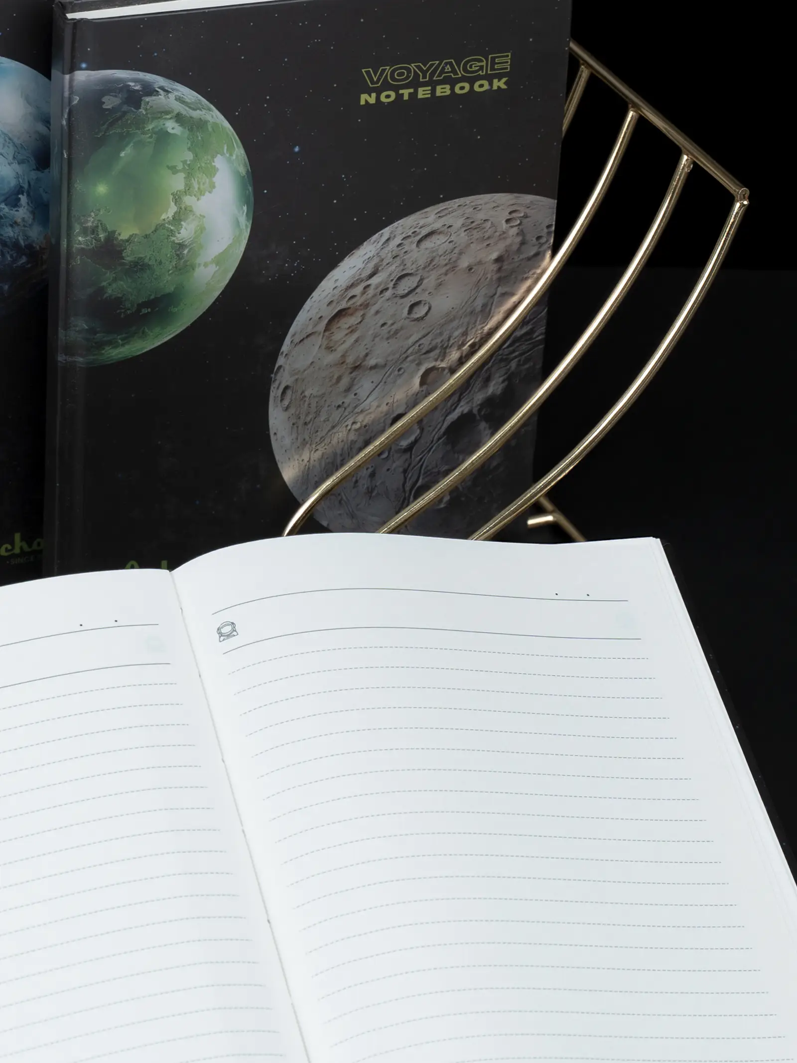 Voyage ruled notebook with 192 pages