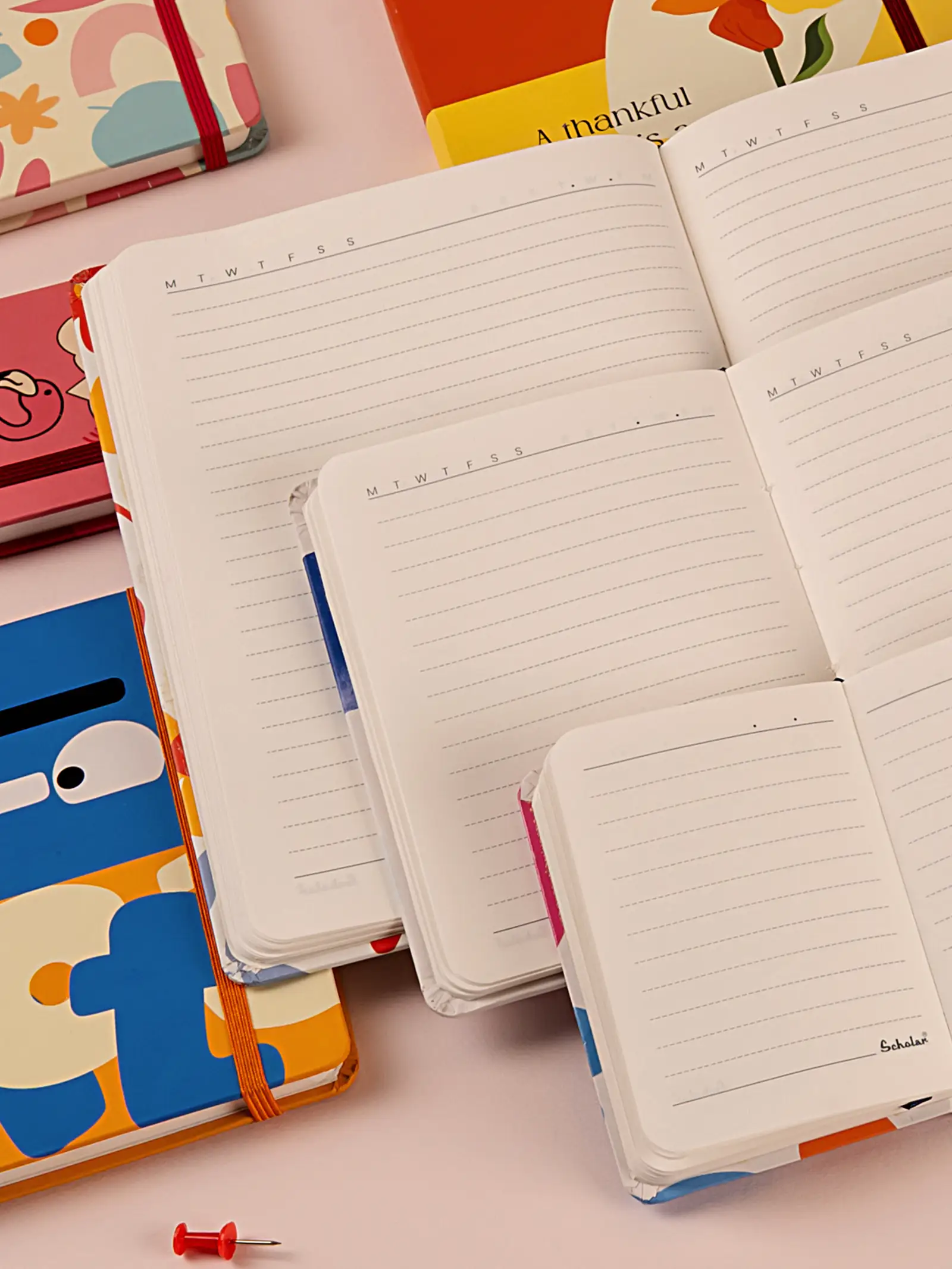 aesthetic-notebook-bundle-with-artzy-notebook-layout Aesthetic notebook bundle with A6 Artzy Ruled notebook layout