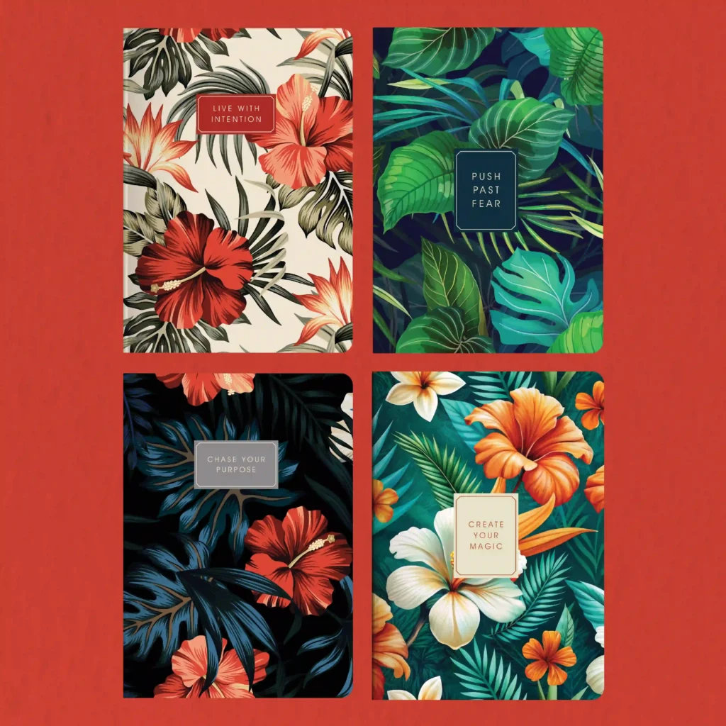 aesthetic-notebook-bundle-with-fusion-notebook Aesthetic notebook bundle with Dot grid notebook